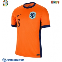 Fotballdrakt Herre Nederland Matthijs de Ligt #3 Hjemmedrakt EM 2024 Kortermet